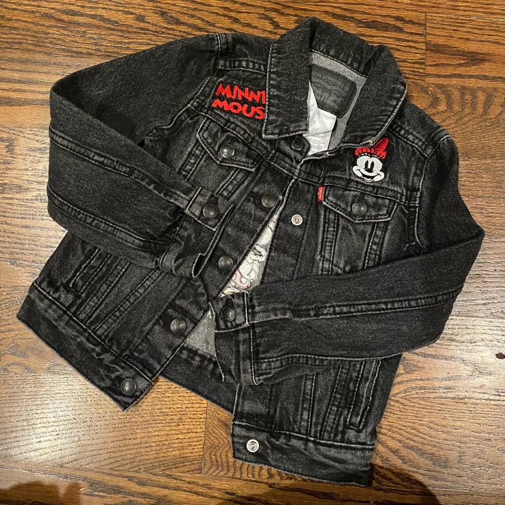 Levi's Minnie Mouse Black Jean Jacket